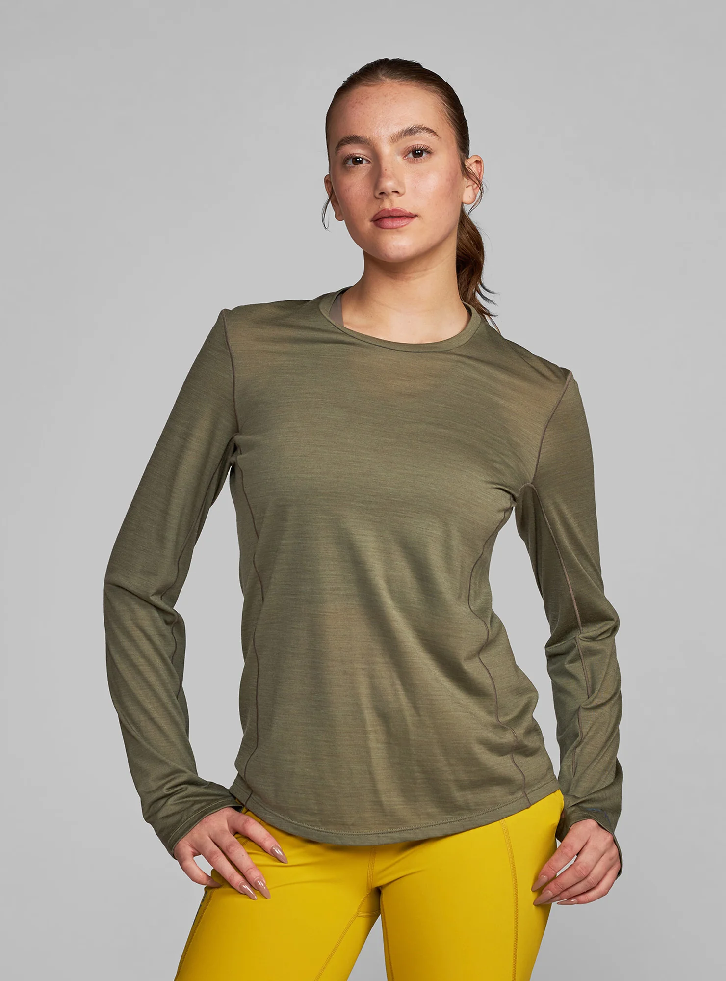 W's Repeat Merino Long Sleeve - Image 13